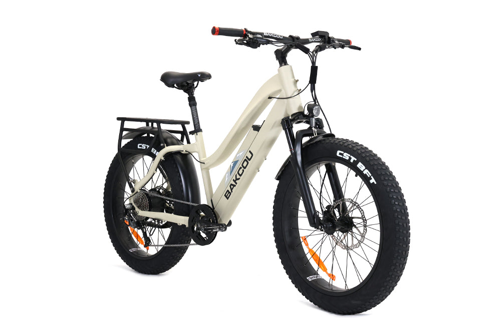 Bakcou Tan Flatlander Step Through 24 inch tires eBike