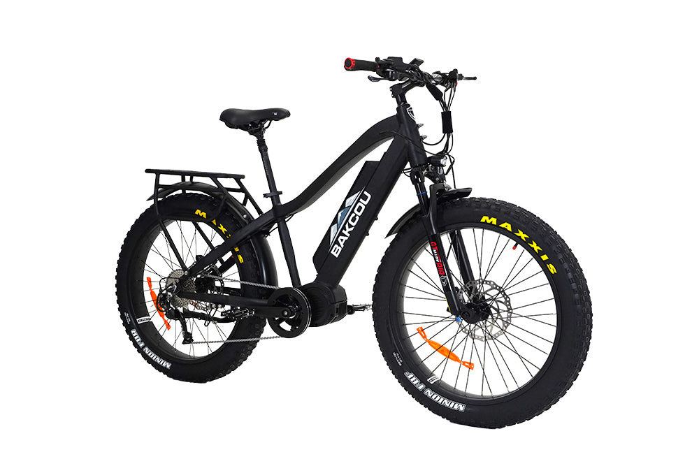 Bakcou Mule Black eBike white background