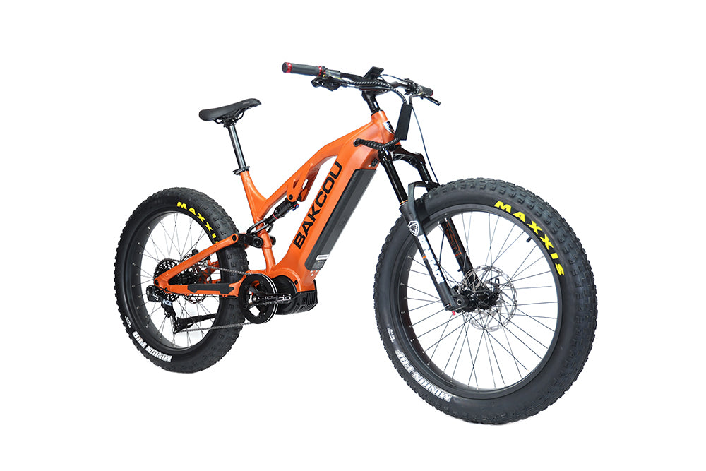 Bakcou Scout full suspension orange white background