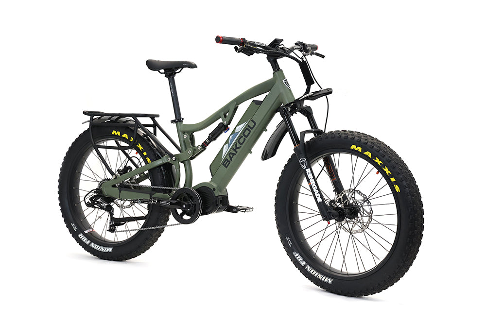 Bakcou Storm eBike full suspension army green