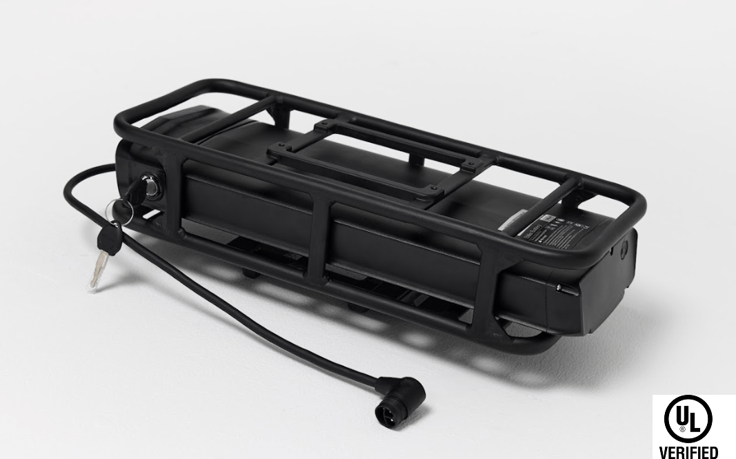 15ah Battery with Rear Rack - Bakcou