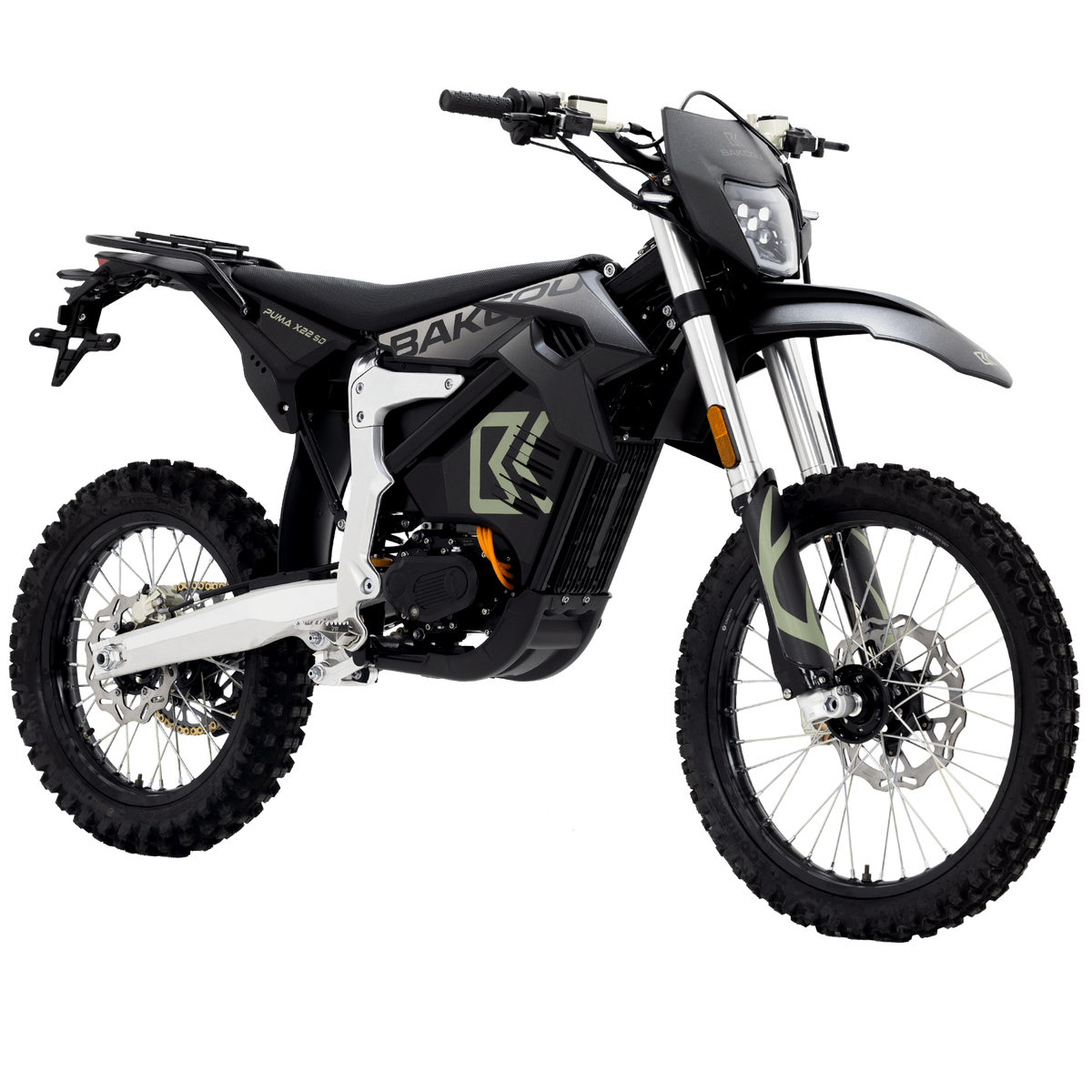 Puma X22 SD eMotorcycle on Transparent Background