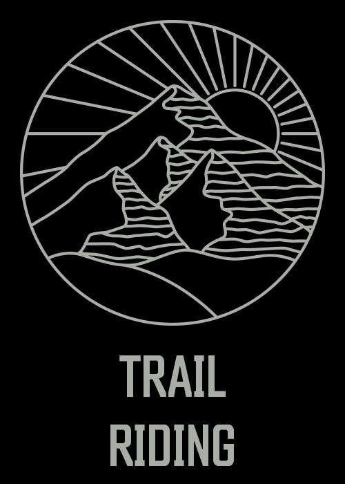 Trail Riding Mountain Icon