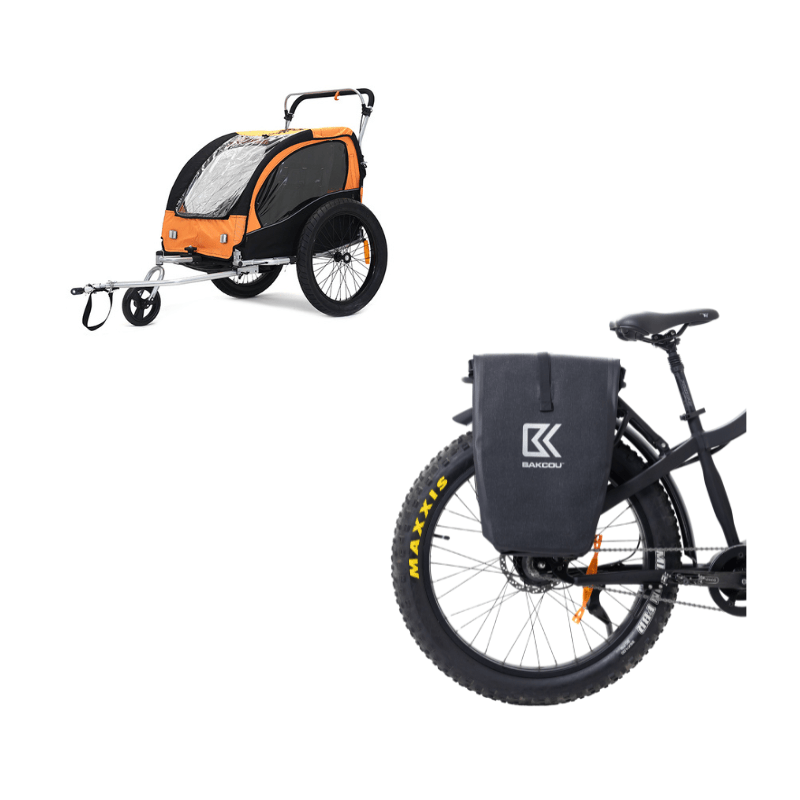 Orange Little Cub Hauler Trailer Kickoff to Summer Package - Bakcou