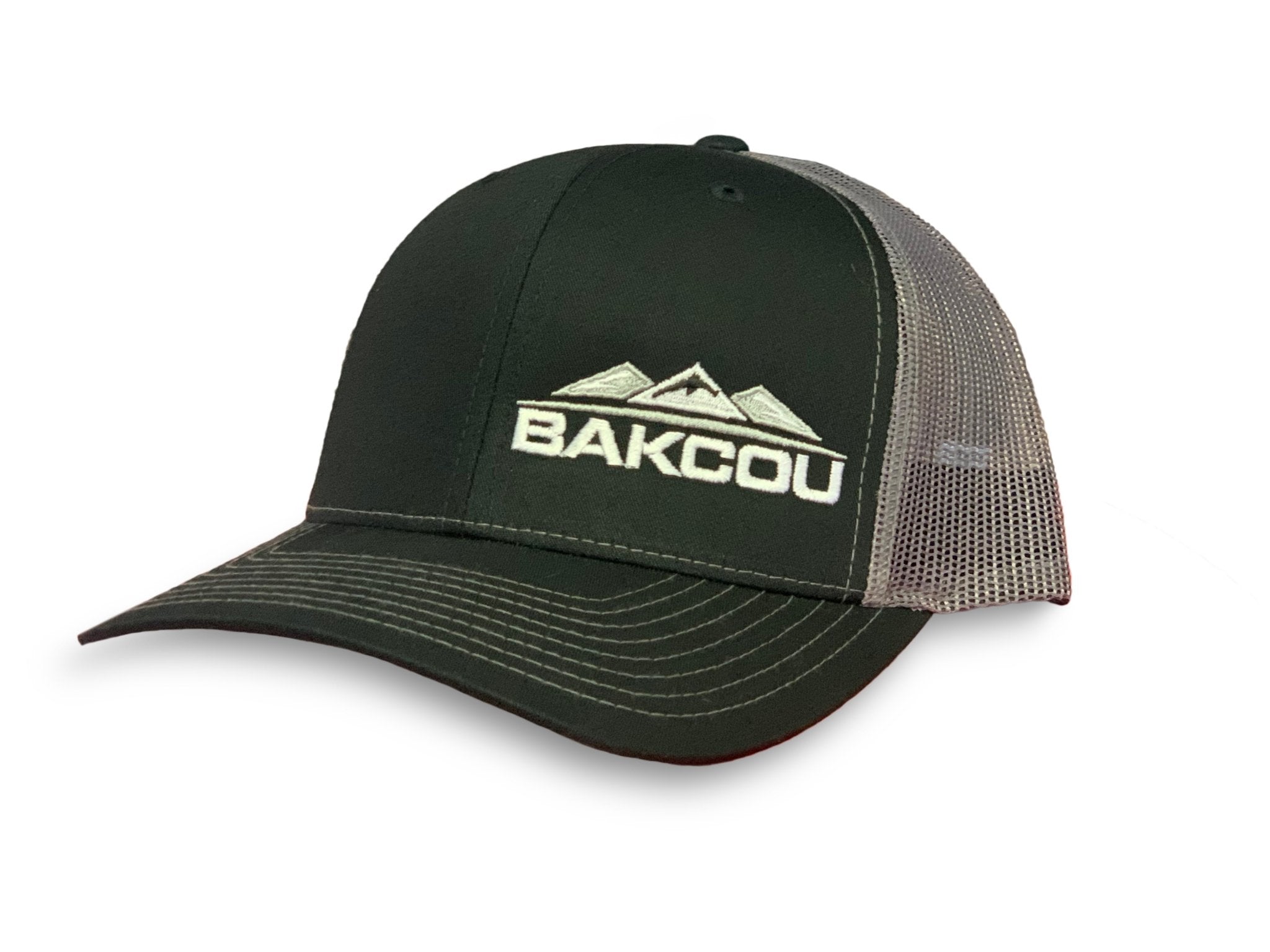 Black-Charcoal Bakcou Snapback Hat - Bakcou