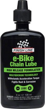 Finish Line eBike Bike Chain Lube - 4 fl oz, Drip - Bakcou