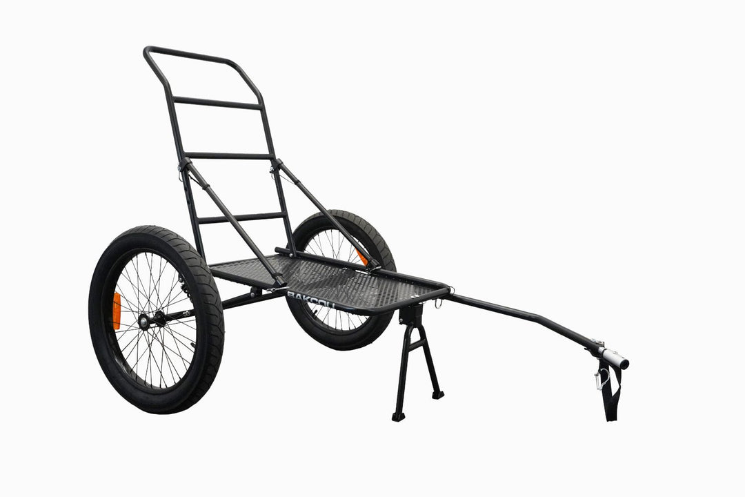 Folding Deer eBike Trailer With Extendable Wheel Base Bakcou