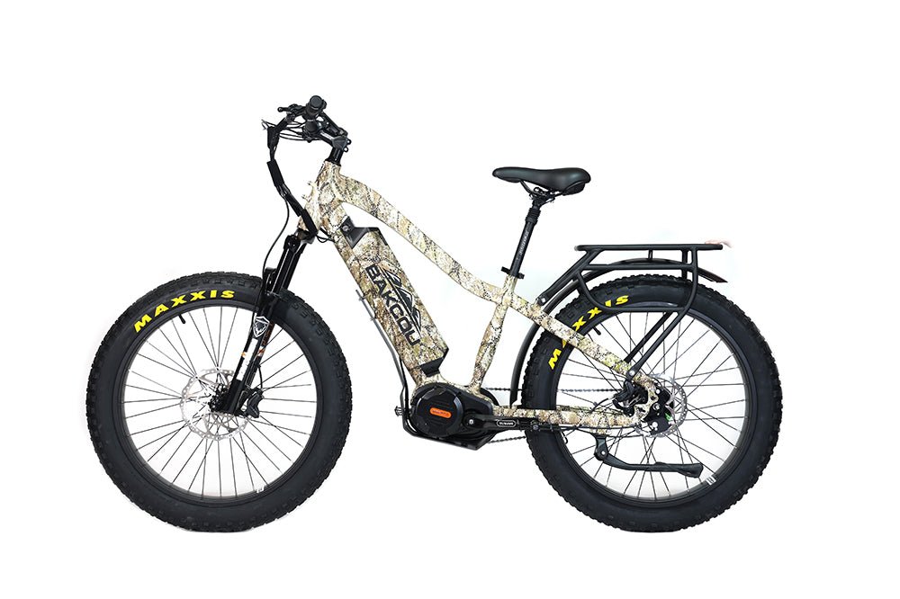 electric hunting bicycle Bakcou Mule Jäger Electric Bike Matte Black / 25ah