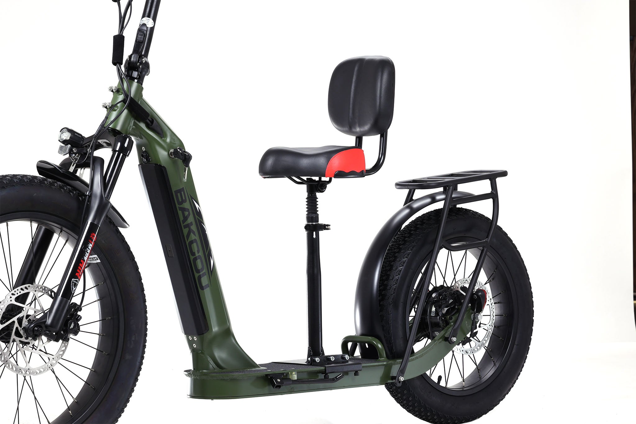 Timberwolf Seat | Shock Absorbing Scooter Seat with Backrest | Bakcou